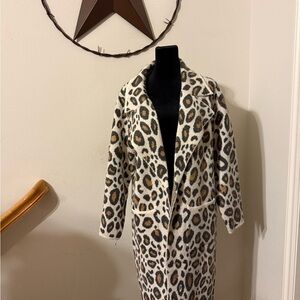 Leopard Print Women's Coat